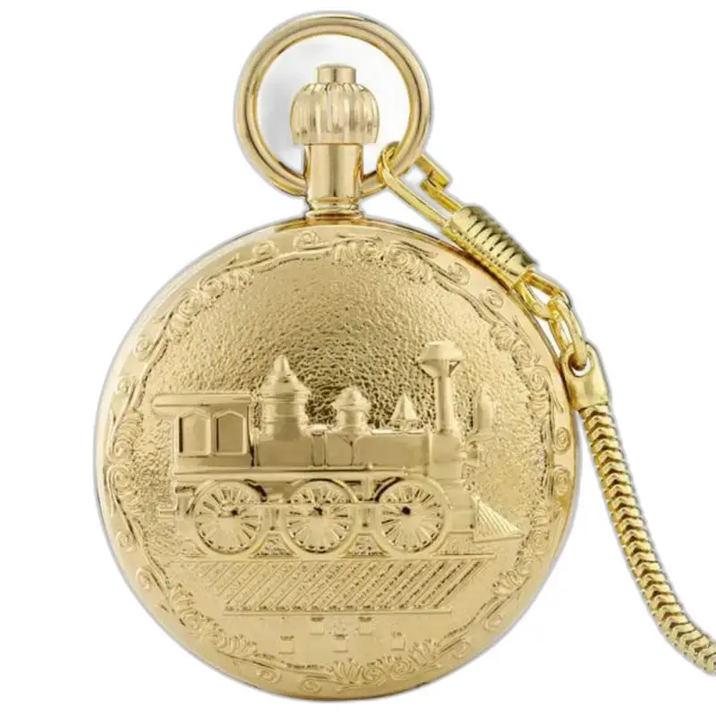 Reloj de bolsillo automático Gold Train Chic