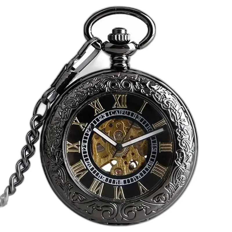 Reloj de bolsillo automático con dije vintage