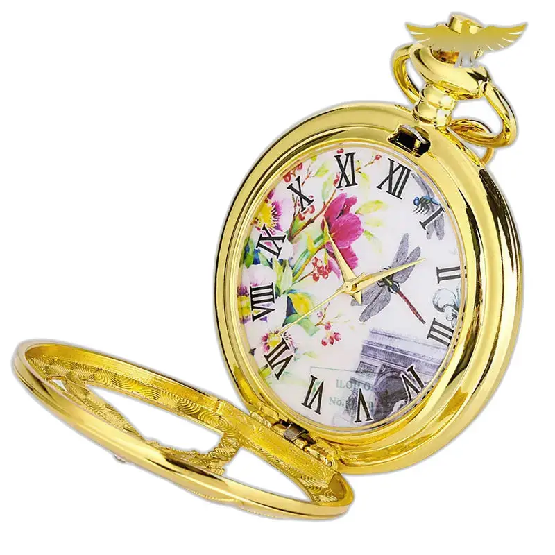 Reloj de bolsillo elegante para mujer para saber la hora