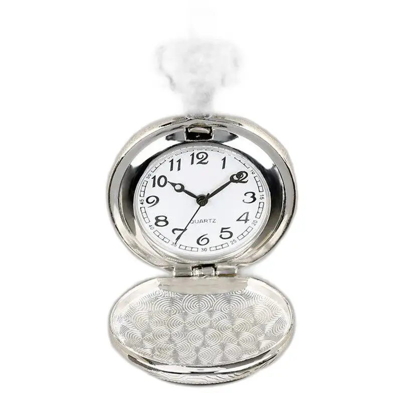 Reloj de bolsillo con collar alienígena psicodélico