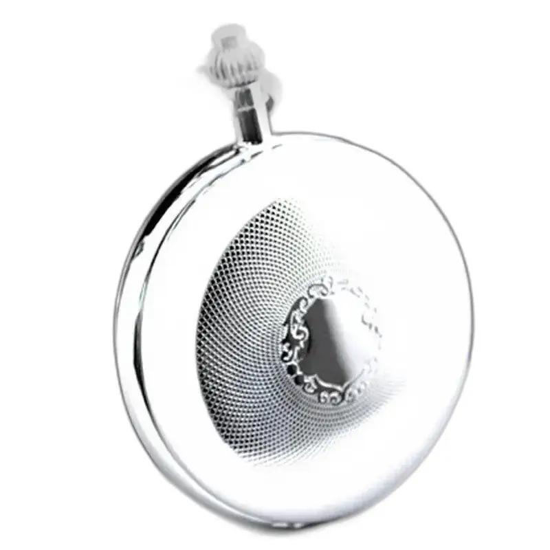 Reloj de bolsillo Royal Luxury Silver Elegante y elegante reloj de bolsillo Royal Silver