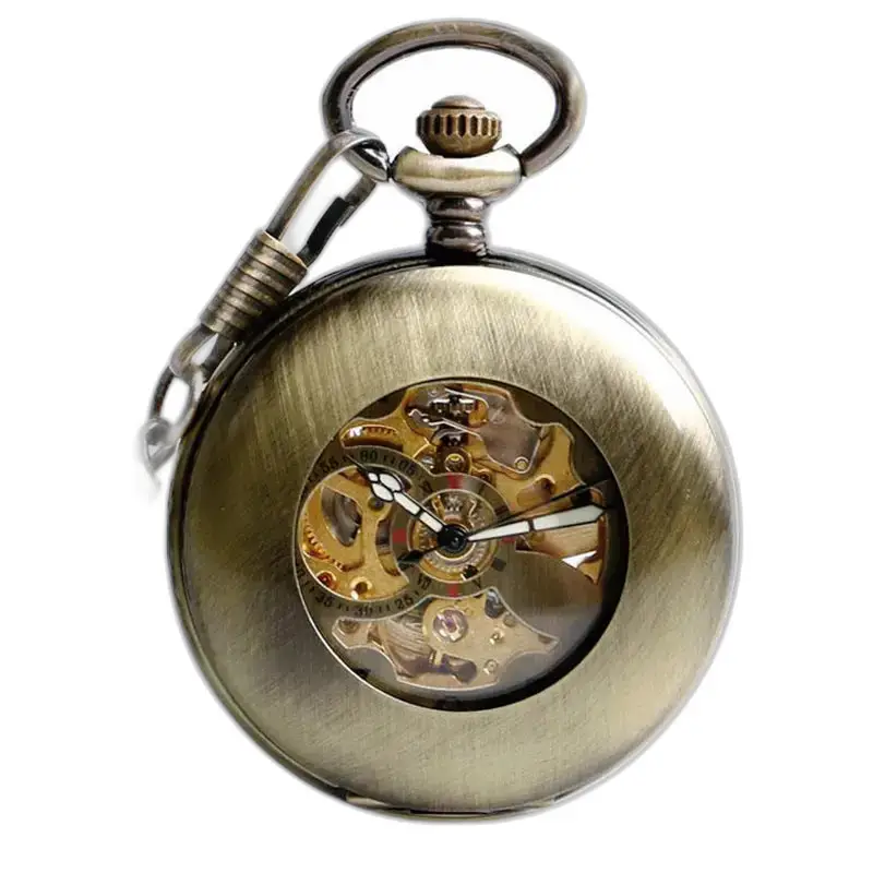 Reloj de bolsillo antiguo vintage para hombre y mujer, elegante reloj de bolsillo antiguo