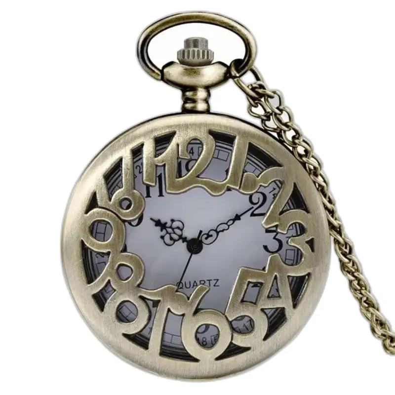 Reloj de pulsera retro para mujer con reloj de bronce y elegante cadena vintage.