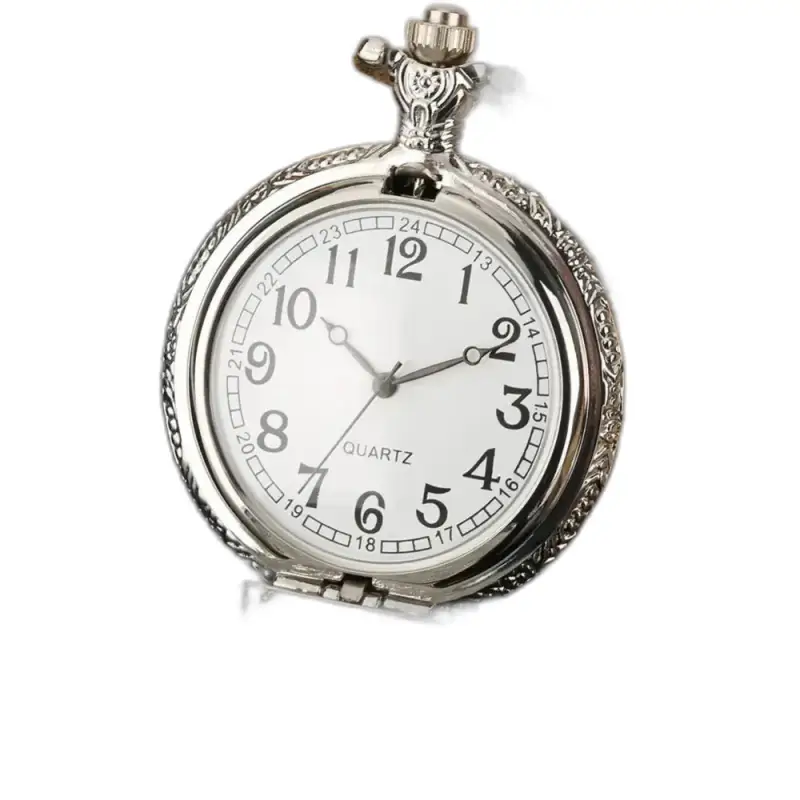 Reloj vintage Marilyne Monroe Silver Collier con esfera blanca y acabado plateado