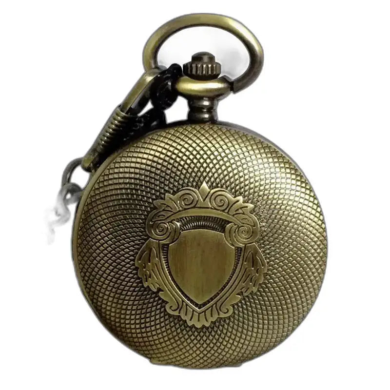 Reloj de bolsillo vintage automático para hombre con un elegante estilo antiguo.
